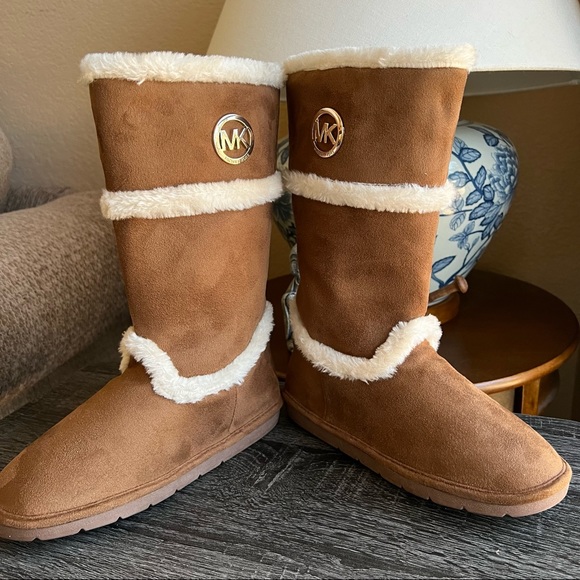 NEW! Michael Kors Nevermind Camel Fur Boots in US4 UK3.5 EU35 - Picture 5 of 8